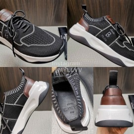 Berluti Shadow Knitted Leather Sneakers For Men 