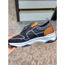 Berluti Shadow Light Knitted Leather Sneakers For Men 