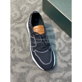 Berluti Shadow Light Knitted Leather Sneakers For Men 