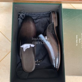 Berluti Printed Venezia Schritto Cowhide Casual Scandals For Men Black