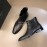 Berluti Autumn Winter Calf Leather Boots For Men Dark Gray
