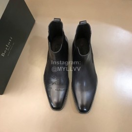 Berluti Autumn Winter Calf Leather Boots For Men B..