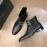 Berluti Autumn Winter Calf Leather Boots For Men Black