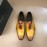 Berluti Cowhide Lace Up Business Leather Shoes For Men Yellow
