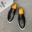 Berluti Fashion Printed Leather Casual Shoes For Men Black