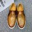 Berluti Fashion Printed Leather Casual Shoes For Men Tan