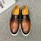Berluti Fashion Printed Leather Casual Shoes For Men Brown