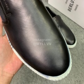Berluti Fashion Leather Casual Shoes For Men Black
