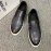 Berluti Fashion Leather Casual Shoes For Men Dark Gray