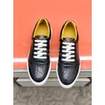 Berluti Stellar Casual Leather Shoes For Men Black