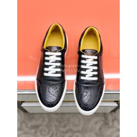 Berluti Stellar Casual Leather Shoes For Men Black