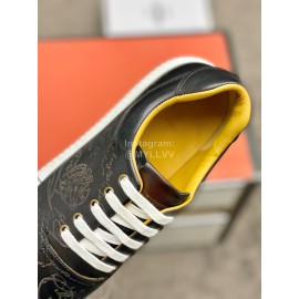 Berluti Stellar Casual Leather Shoes For Men Black