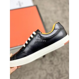 Berluti Stellar Casual Leather Shoes For Men Black