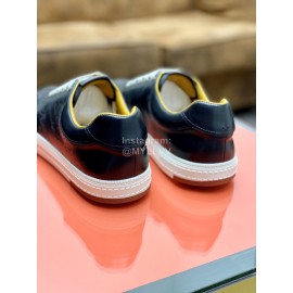 Berluti Stellar Casual Leather Shoes For Men Black