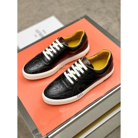 Berluti Stellar Casual Leather Shoes For Men Black