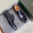 Berluti New Calf Leather Business Shoes For Men Grayish Purple