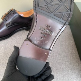 Berluti New Calf Leather Business Shoes For Men Grayish Purple