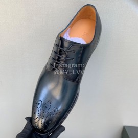 Berluti New Calf Leather Business Shoes For Men Blackish Green