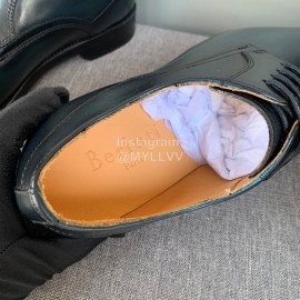 Berluti New Calf Leather Business Shoes For Men Blackish Green