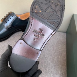 Berluti New Calf Leather Business Shoes For Men Blackish Green
