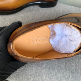 Berluti New Calf Leather Business Shoes For Men Brown