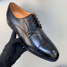 Berluti Calf Leather Business Shoes For Men Blackish Green