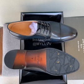Berluti Calf Leather Business Shoes For Men Blackish Green