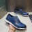 Berluti Calf Leather Casual Sneakers For Men Blue