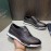 Berluti Calf Leather Casual Sneakers For Men Dark Gray