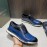 Berluti Fashion Calf Leather Casual Sneakers For Men Blue 