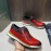 Berluti Fashion Calf Leather Casual Sneakers Red For Men 