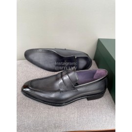 Berluti Fashion Cowhide Business Shoes For Men Black