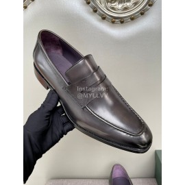 Berluti Fashion Cowhide Business Shoes For Men Black