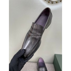 Berluti Fashion Cowhide Business Shoes For Men Black