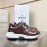 Berluti Leather Lace Up Sneakers Brown For Men