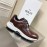 Berluti Leather Lace Up Sneakers Brown For Men