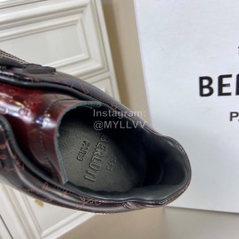 Berluti Leather Lace Up Sneakers For Men