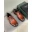 Berluti Lace Up Square Head Leather Shoes For Men Brown