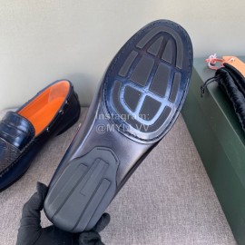 Berluti New Calf Leather Business Casual Shoes For Men Navy