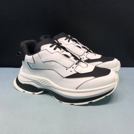 Berluti Silk Leather Casual Sneakers For Men White