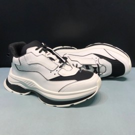 Berluti Silk Leather Casual Sneakers For Men White