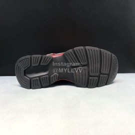 Berluti Silk Leather Casual Sneakers For Men Red