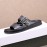 Berluti Egio Scritto Leather Slippers For Men Dark Gray