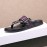 Berluti Egio Scritto Leather Flip Flops For Men Purple