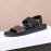 Berluti Egio Scritto Leather Sandals For Men Brown