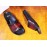 Berluti Egio Scritto Printed Leather Slippers For Men Reddish Brown