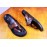 Berluti Egio Scritto Metal Buckle  Leather Flip Flops For Men Coffee