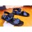 Berluti Egio Scritto Soft Leather Sandals For Men Blue