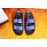 Berluti Egio Scritto Fashion Leather Slippers For Men Blue