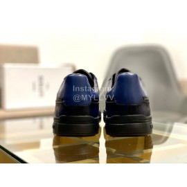 Berluti Sport Track Leather Sneakers For Men Blue